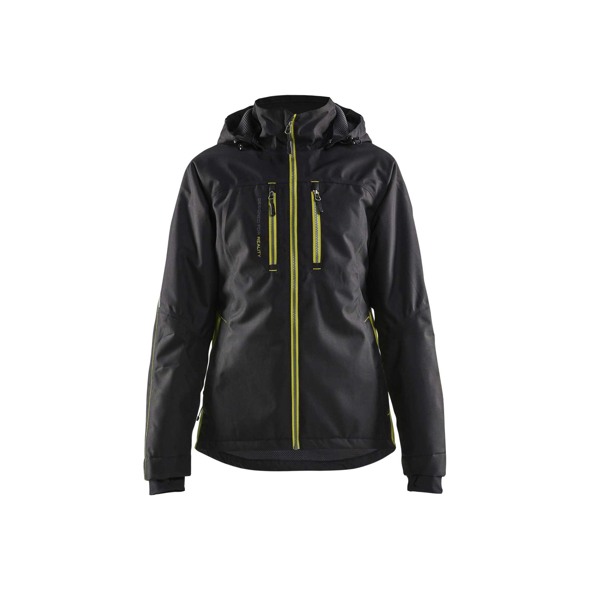 BLAKLADER 49721977 Women's Lightweight lined Winter Jacket Hi Vis Reflective Work Jacket WOMEN - Waterproof